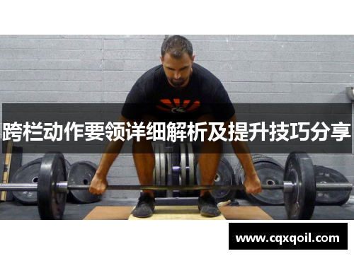 跨栏动作要领详细解析及提升技巧分享